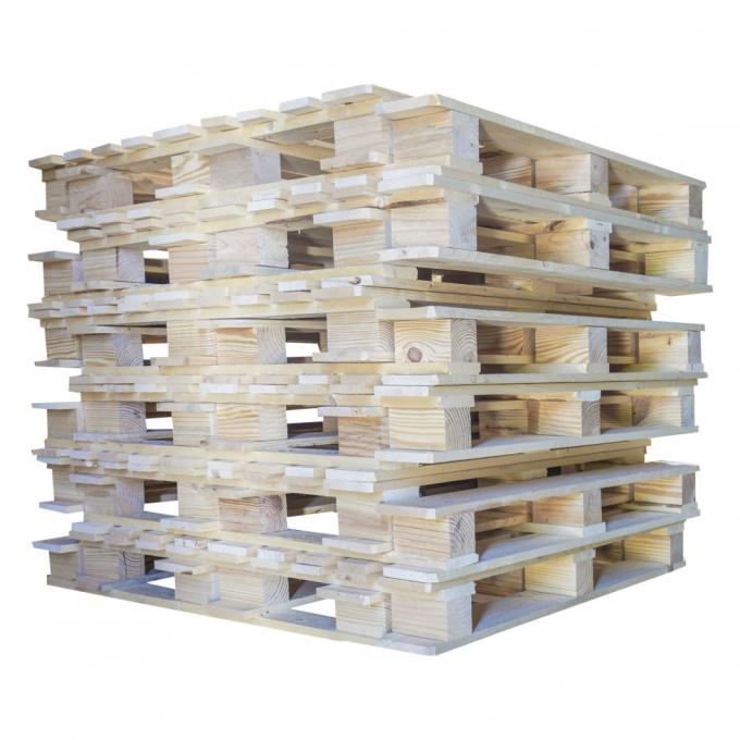 Heavy Duty Economic 4 Way Entry Wood Reinforced Durable Warehouse Storage Wood Pallet