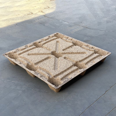 Καλή τιμή Εργοστασιακό περονοφόρο ανυψωτικό ξύλινο πριονίδι συμπιεσμένα ξύλινα τσιπς βιομηχανική χυτευμένη παλέτα σε απευθείας σύνδεση